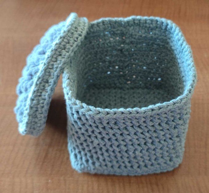 boîte de rangement carré démaquillant