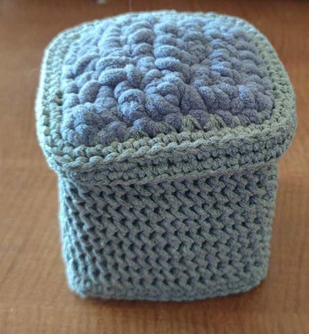 boîte de rangement carré démaquillant