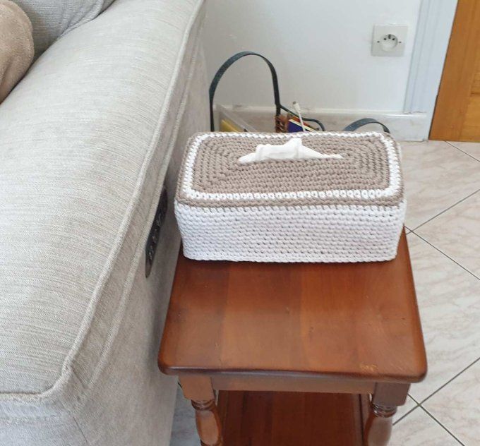 cache boîte de mouchoirs papier